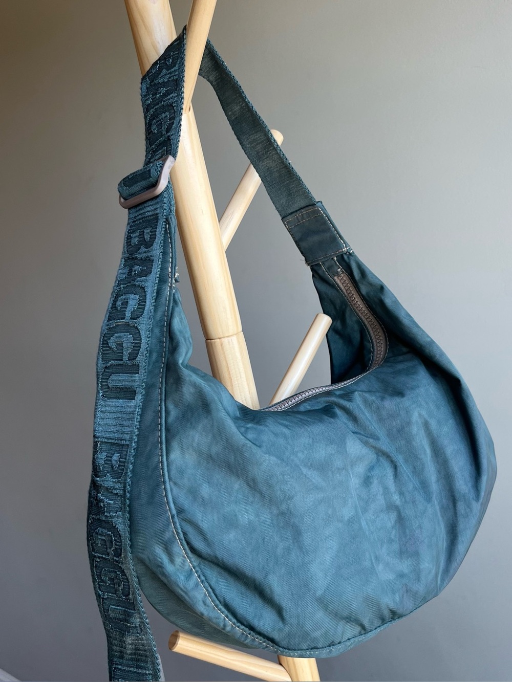BAGGU Medium Sea Green Crescent